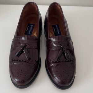 Bostonian Men's Dark Burgundy Tassel Loafers